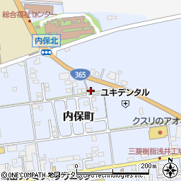滋賀県長浜市内保町2742周辺の地図