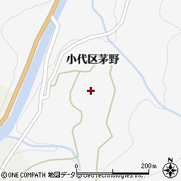 兵庫県美方郡香美町小代区茅野470周辺の地図