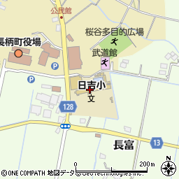 長柄町立日吉小学校周辺の地図