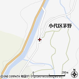 兵庫県美方郡香美町小代区茅野523周辺の地図