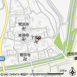了福寺周辺の地図