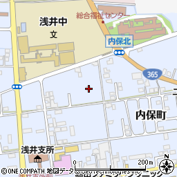 滋賀県長浜市内保町2827周辺の地図