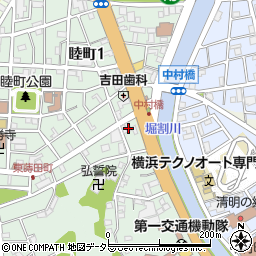 伊勢福 本店周辺の地図