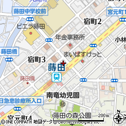 神奈川県横浜市南区宮元町3丁目44周辺の地図