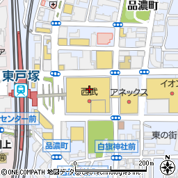 Ｇａｐストアオーロラモール東戸塚店周辺の地図