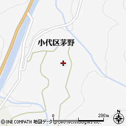 兵庫県美方郡香美町小代区茅野457周辺の地図