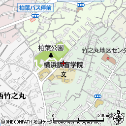 神奈川県横浜市中区竹之丸182周辺の地図