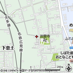 岐阜県可児市下恵土521周辺の地図