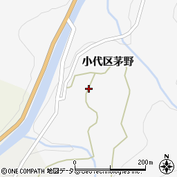 兵庫県美方郡香美町小代区茅野502周辺の地図