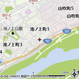 岐阜県岐阜市池ノ上町1丁目15周辺の地図