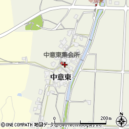 島根県松江市中意東周辺の地図
