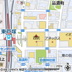 プチラグゼ東戸塚店周辺の地図
