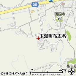 島根県松江市玉湯町布志名347周辺の地図