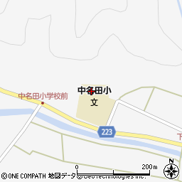 小浜市立中名田小学校周辺の地図