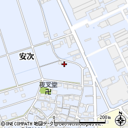 岐阜県安八郡神戸町安次15周辺の地図