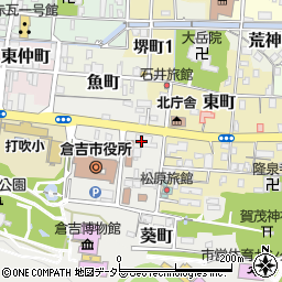 黒住教倉吉大教会所周辺の地図