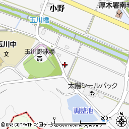 神奈川県厚木市小野94周辺の地図