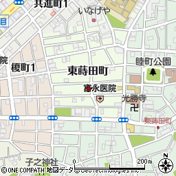東蒔田第二町内会館周辺の地図