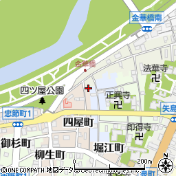 岐阜県岐阜市四屋町2周辺の地図