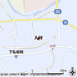 鳥取県八頭郡八頭町大坪周辺の地図