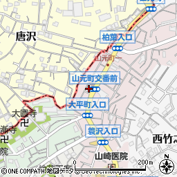 セブンイレブン横浜山元町店周辺の地図