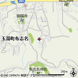 島根県松江市玉湯町布志名253周辺の地図
