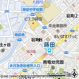 まいばすけっと蒔田駅北店周辺の地図