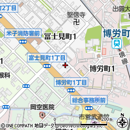 鳥取県米子市冨士見町1丁目3周辺の地図