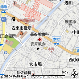長谷川歯科医院周辺の地図