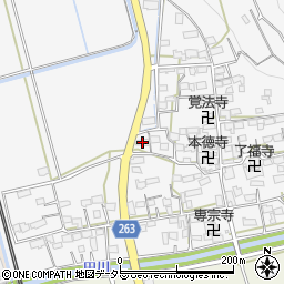 滋賀県長浜市中野町608周辺の地図