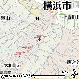 大和町一周辺の地図
