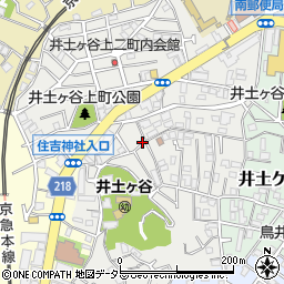 神奈川県横浜市南区井土ケ谷上町周辺の地図