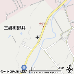 岐阜県恵那市三郷町野井1245周辺の地図