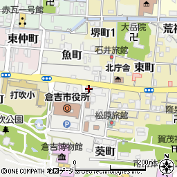 鳥取県　中部聴覚障がい者センター周辺の地図