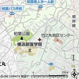 神奈川県横浜市中区竹之丸184周辺の地図