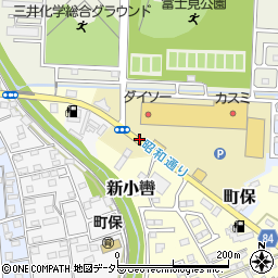 富士見公園入口周辺の地図