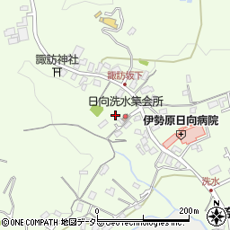 神奈川県伊勢原市日向717-1周辺の地図