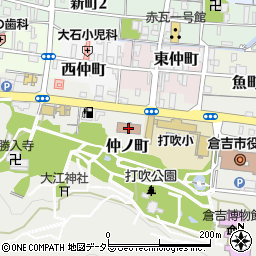 倉吉簡易裁判所周辺の地図