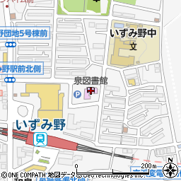 横浜市泉図書館周辺の地図