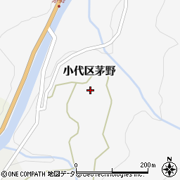 兵庫県美方郡香美町小代区茅野468周辺の地図