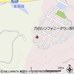 島根県松江市乃白町1444周辺の地図