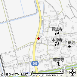 滋賀県長浜市中野町614周辺の地図