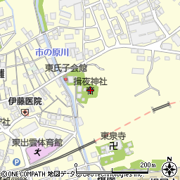 揖夜神社周辺の地図