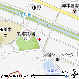 神奈川県厚木市小野95周辺の地図