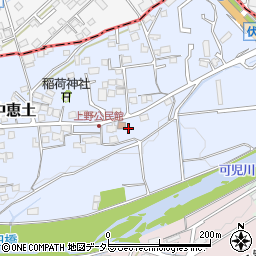 岐阜県可児市中恵土1650周辺の地図
