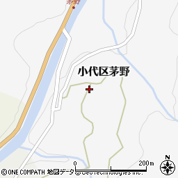 兵庫県美方郡香美町小代区茅野506周辺の地図