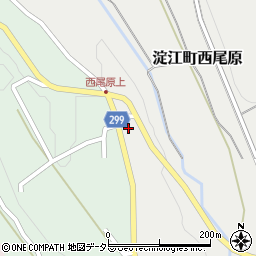 鳥取県米子市淀江町西尾原83周辺の地図