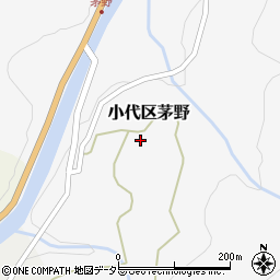 兵庫県美方郡香美町小代区茅野467周辺の地図