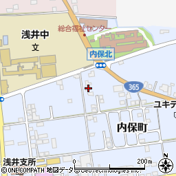滋賀県長浜市内保町2805周辺の地図