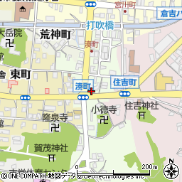 鳥取県倉吉市湊町690周辺の地図